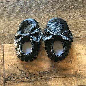 Black moccasins
